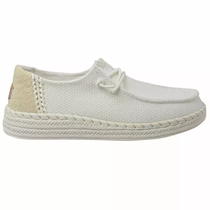 HEY DUDE WENDY ESPADRILLE white - HEY DUDE- Naisten - 43681-100 - 1