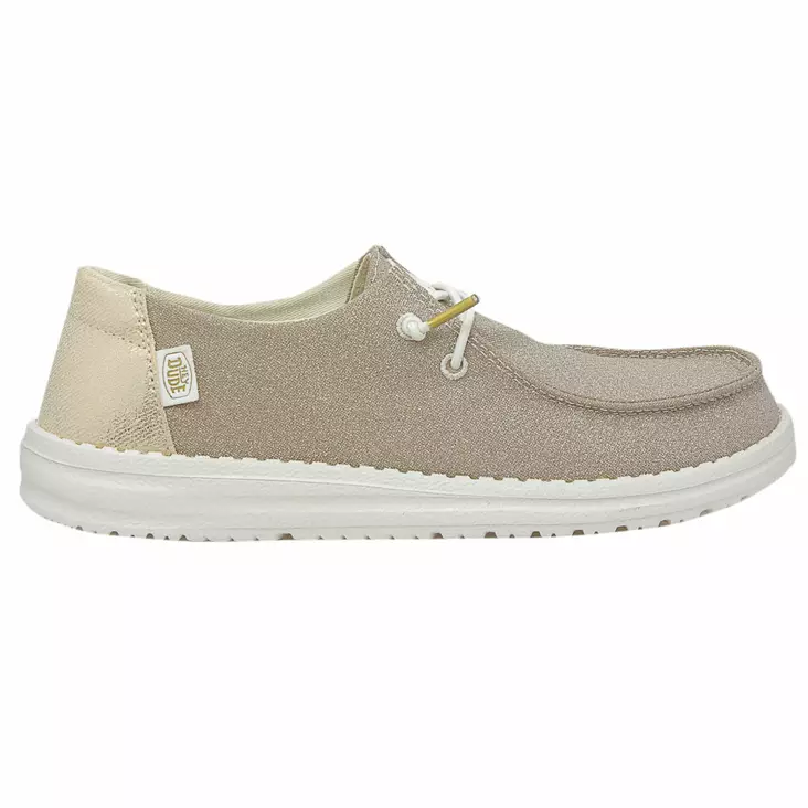 HEY DUDE WENDY METALLIC SPARKLE gold - HEY DUDE- Naisten - 41082-710 - 1