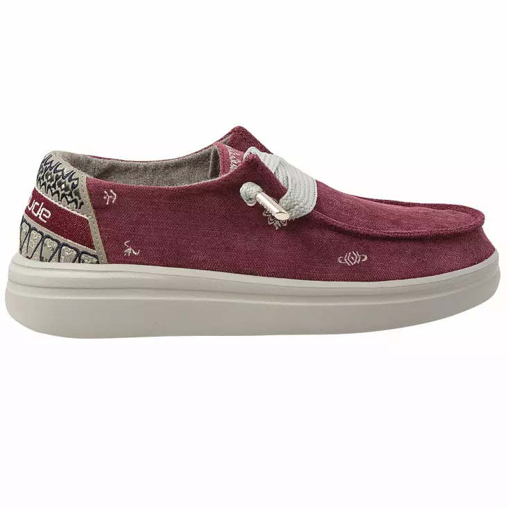 HEY DUDE WENDY RISE FLORA burgundy - HEY DUDE- Naisten - 122536900 - 1