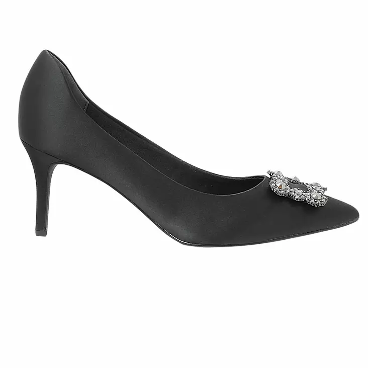 TAMARIS black satin - Avokkaat ja korkokengät - 1-22430-20-070 - 1