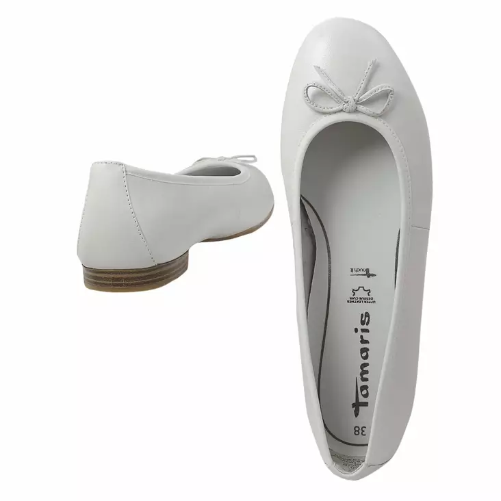 TAMARIS white Naisten ballerinat verkkokauppa