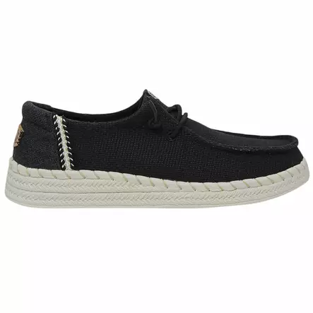 HEY DUDE WENDY ESPADRILLE WOVEN black - HEY DUDE- Naisten - 43681-001 - 1