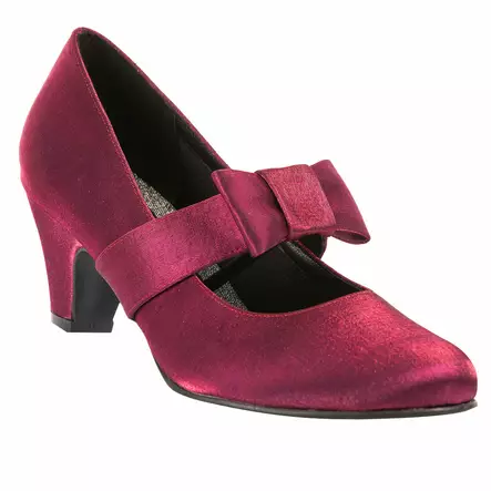 CHANTANA bordeaux satin - Avokkaat ja korkokengät - 6193-485-755-101 - 2