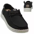 HEY DUDE WENDY ESPADRILLE WOVEN black - HEY DUDE- Naisten - 43681-001 - 2