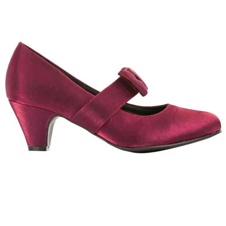 CHANTANA bordeaux satin - Avokkaat ja korkokengät - 6193-485-755-101 - 1
