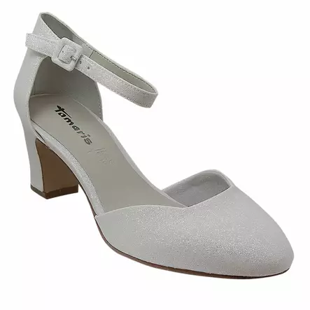 TAMARIS white/glam - Avokkaat ja korkokengät - 1-24432-41-172 - 2