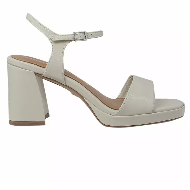 TAMARIS ivory patent - Avokkaat ja korkokengät - 1-28342-44-432 - 1