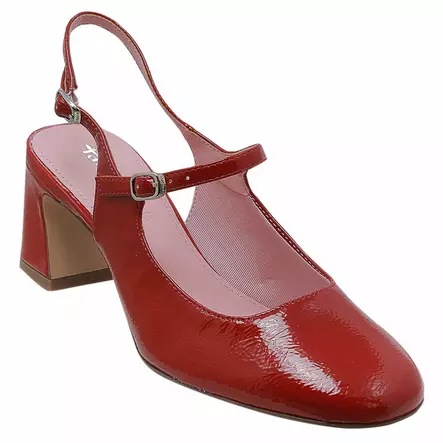 TAMARIS red patent - Avokkaat ja korkokengät - 1-29601-46-524 - 2