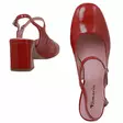 TAMARIS red patent - Avokkaat ja korkokengät - 1-29601-46-524 - 3