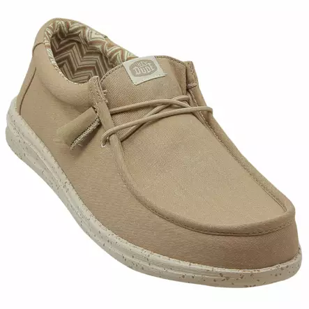 HEY DUDE WALLY STRECH CANVAS tan - HEY DUDE-Miesten - 40700-265 - 2