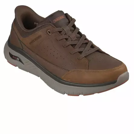 SKECHERS CROSSER FELIX dark brown - Skechers-Miesten - 205656-CDB - 2