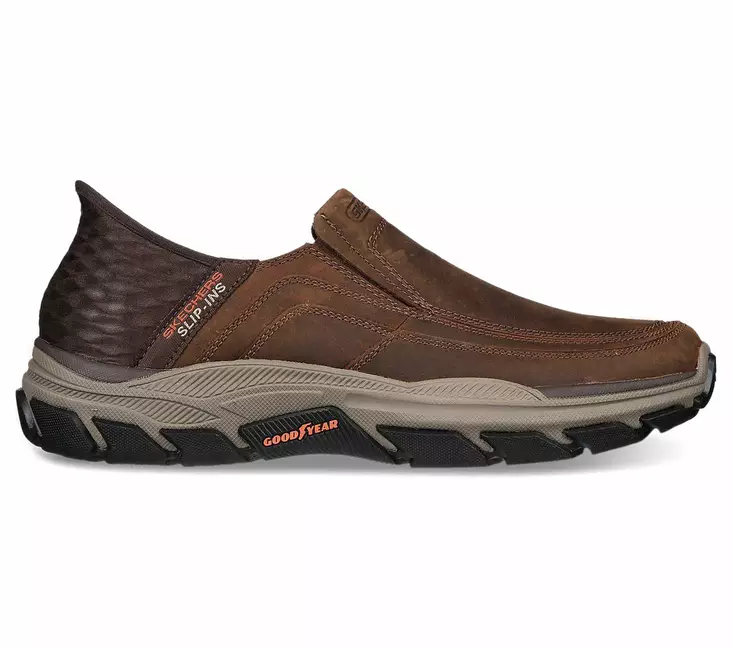 SKECHERS RESPECTED GIN dark brown - Skechers-Miesten - 204810-CDB - 1