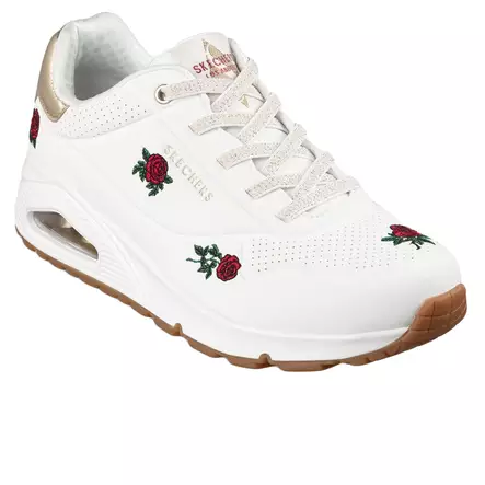 SKECHERS UNO CHAMPAGNE & ROSES white - Skechers-Naisten - 177862-WRD - 2