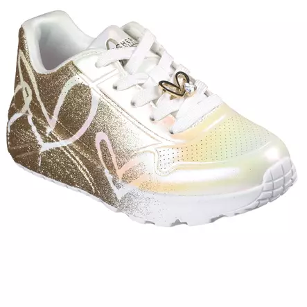SKECHERS UNO LITE HEARTDUST white - Skechers-Naisten - 310814L-WGD - 2