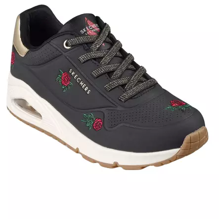 SKECHERS UNO CHAMPAGNE & ROSES black - Skechers-Naisten - 177862-BKRD - 2