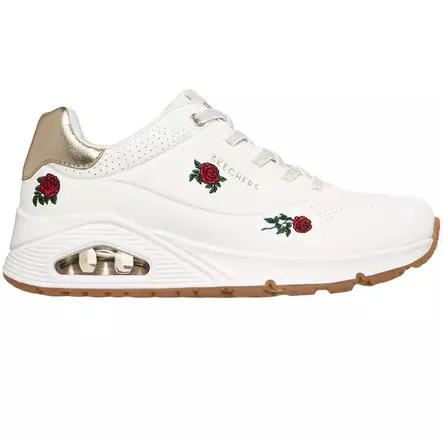 SKECHERS UNO CHAMPAGNE & ROSES white - Skechers-Naisten - 177862-WRD - 1