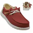 HEY DUDE WALLY SUMMER LINEN red/multi - HEY DUDE-Miesten - 43086-7BI - 2
