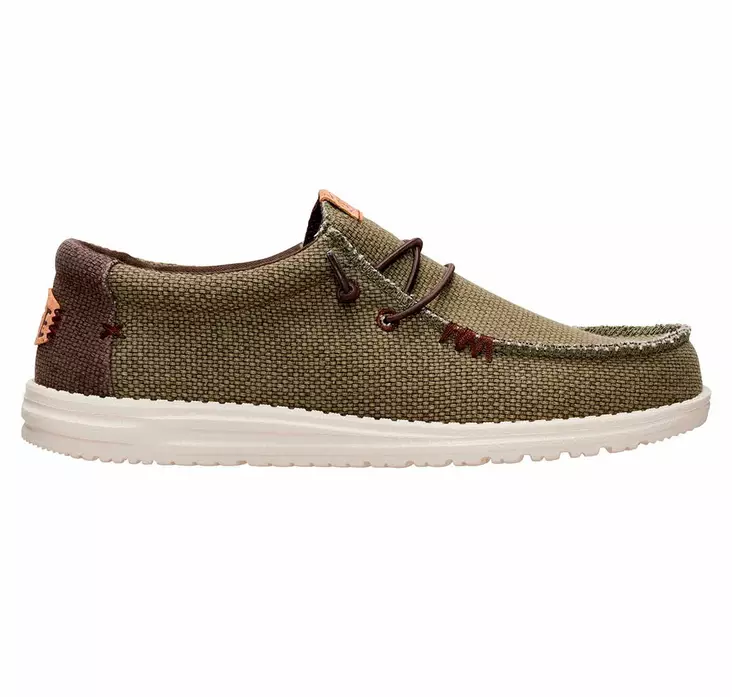 HEY DUDE WALLY BRAIDED burnt olive - HEY DUDE-Miesten - 40003-3CI - 1