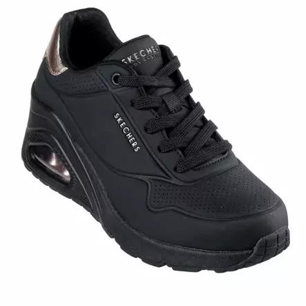 SKECHERS UNO WEDGE HI STEPS black - Skechers-Naisten - 177520-BBK - 2