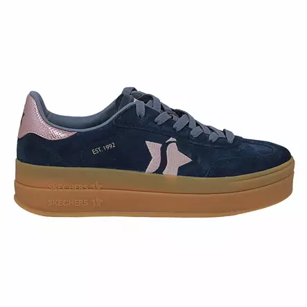 SKECHERS ACADEMY HI ELAVATED navy/pink - Skechers-Naisten - 185430-NVPK - 1