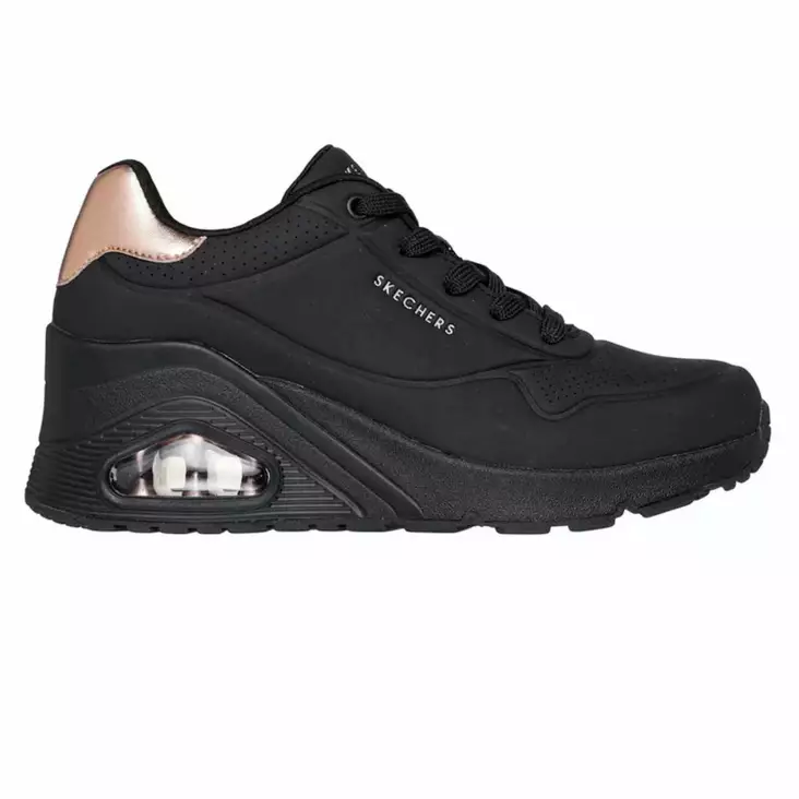 SKECHERS UNO WEDGE HI STEPS black - Skechers-Naisten - 177520-BBK - 1