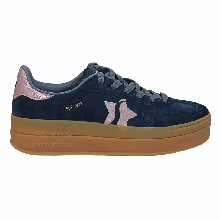 SKECHERS ACADEMY HI ELAVATED navy/pink - Skechers-Naisten - 185430-NVPK - 1