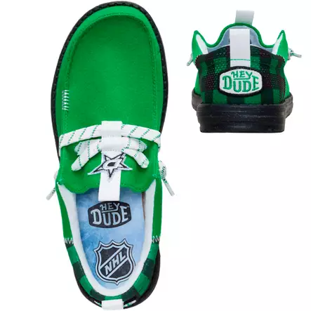 HEY DUDE WALLY FUNK NHL STARS green - HEY DUDE-Miesten - 46458-3EL - 2