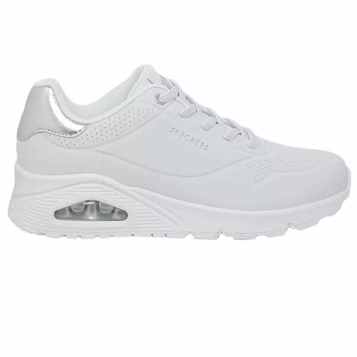 SKECHERS UNO SHIMMER AWAY white - Skechers-Naisten - 155196-WSL - 1