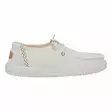HEY DUDE WENDY CHAMBREY GRID white - HEY DUDE- Naisten - 45274-1WQ - 1