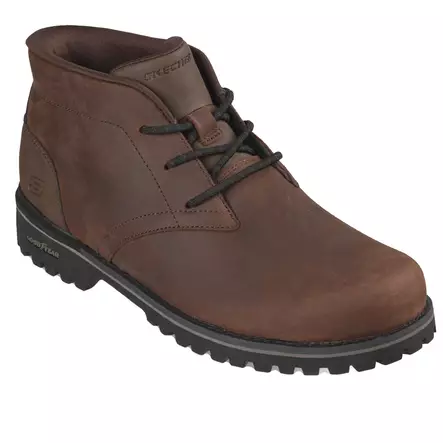 SKECHERS QUINTERO DAMIEN dark brown - Skechers-Miesten - 205903-DKBR - 2