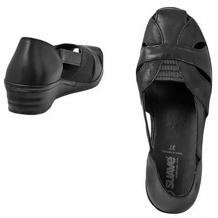 SUAVE NICE musta - NAISTEN KENGÄT - S-0205T - 2