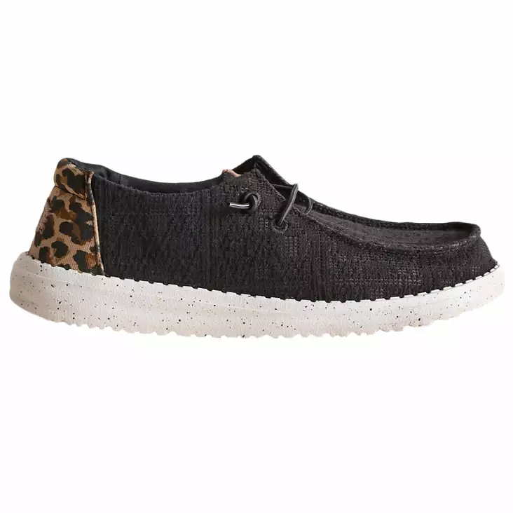 HEY DUDE WENDY WILDCAT black/leopard - HEY DUDE- Naisten - 45414-0CU - 1