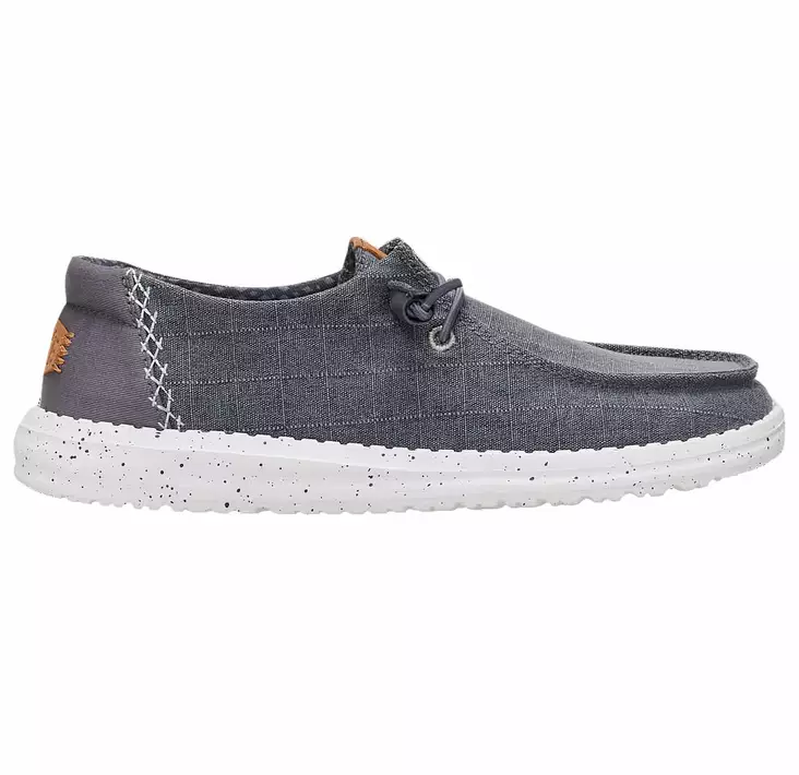 HEY DUDE WENDY CHAMBRAY GRID ensign blue - HEY DUDE- Naisten - 45187-42V - 1