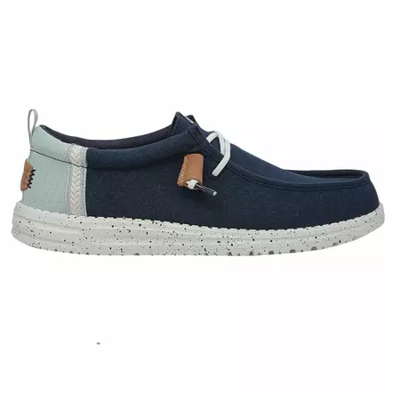 HEY DUDE WALLY SUMMER LINEN navy/multi - HEY DUDE-Miesten - 43086-4UX - 1